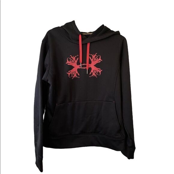 Under Armour Deer hoodie pullover sweatshirt size medium - Picture 1 of 8